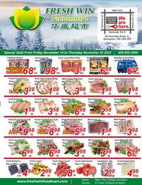 Fresh Win Foodmart flyer Page 1
