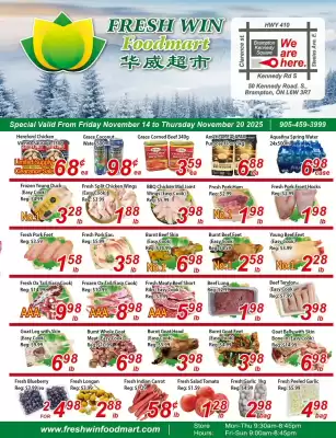 Fresh Win Foodmart flyer (valid until 10-12)