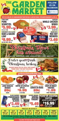 The Garden Market flyer (valid until 10-12)