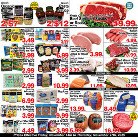 Greco's Fresh Market flyer Page 1