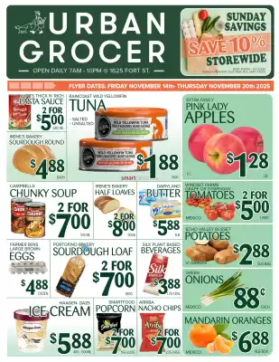 Urban Grocer flyer (valid until 10-12)