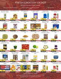 Fresh Grocery Depot flyer Page 1