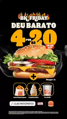 Catálogo Burger King (válido até 30-11)