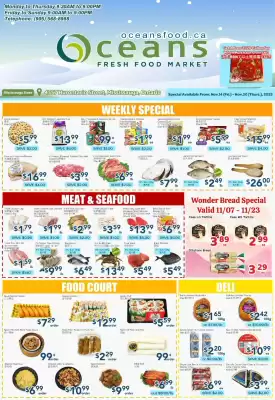 Oceans Fresh Food Market flyer (valid until 20-11)