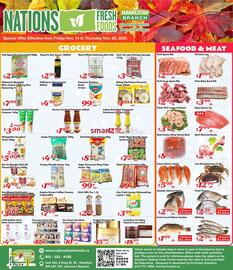 Nations Fresh Foods flyer week 46 Page 1