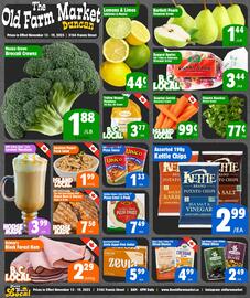 The Old Farm Market flyer week 46 Page 1