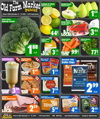 The Old Farm Market flyer (valid until 19-11)