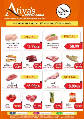 Atiya's Fresh Farm flyer (valid until 19-11)