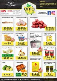 Oma Fresh Foods flyer week 46 Page 1