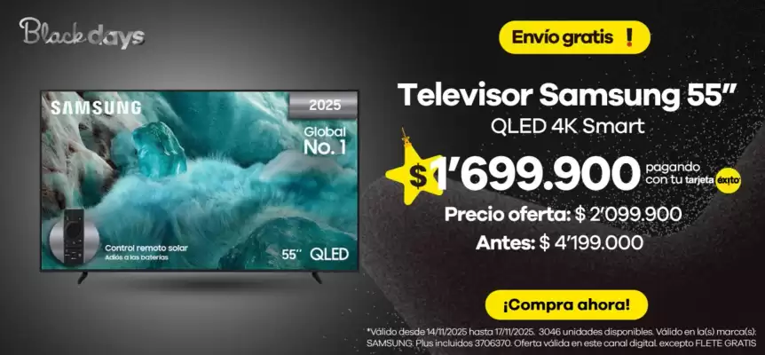 Catálogo Éxito (válido hasta 17-11)