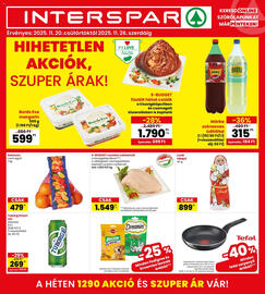 Interspar akciós újság hét 47 Oldal 1