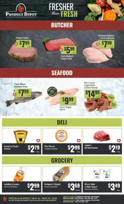 Produce Depot flyer (valid until 18-11)