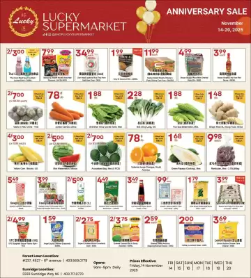 Lucky Supermarket flyer (valid until 23-11)