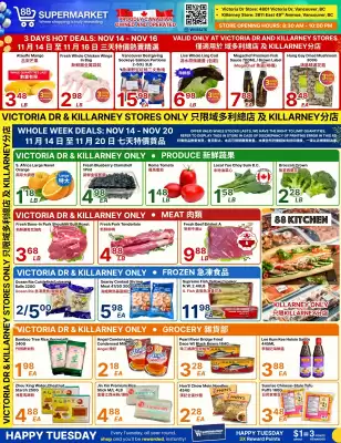 88 Supermarket flyer (valid until 20-11)
