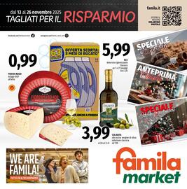 Volantino Famila Market Pagina 1