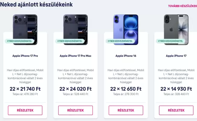 Telekom akciós újság (érvényes eddig: 27-11)
