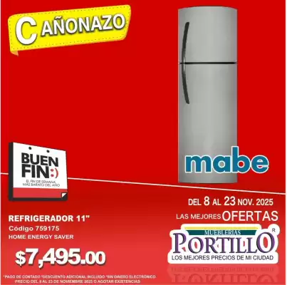 Catálogo Mueblerías Portillo (válido hasta 23-11)