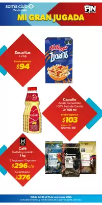 Catálogo Sam's Club (válido hasta 19-11)