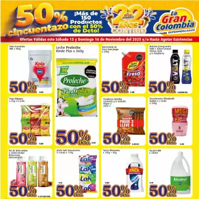 Catálogo La Gran Colombia (válido hasta 16-11)