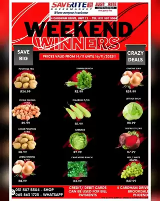 Saverite catalogue (valid until 16-11)