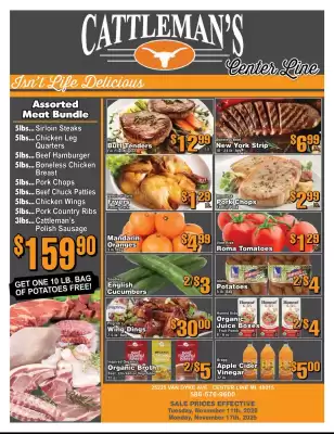 Cattleman's weekly ad (valid until 17-11)