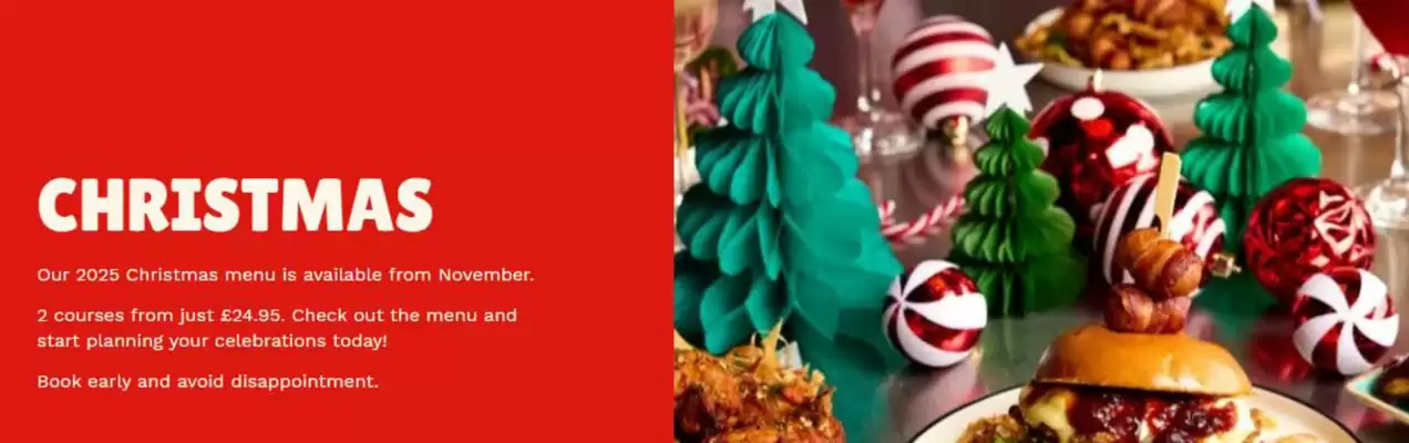 T.G.I. Friday's leaflet (valid until 30-11)