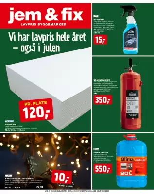 Jem & fix kundeavis (gyldig til 22-11)