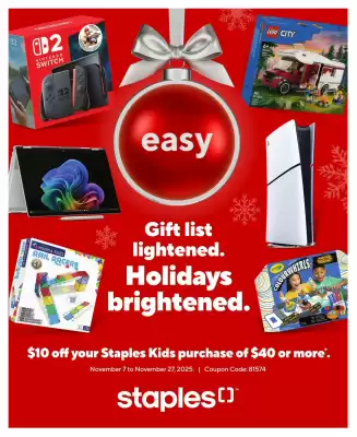 Staples flyer (valid until 27-11)