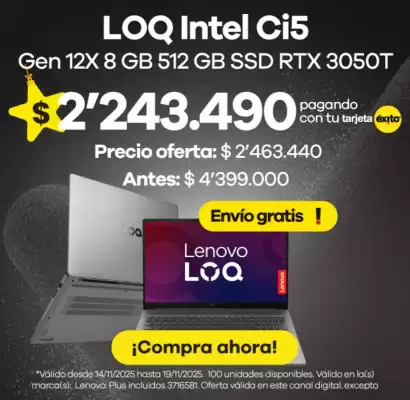 Catálogo Éxito (válido hasta 19-11)