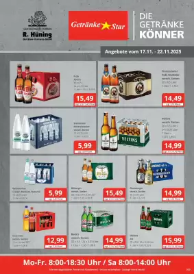 Getränke Star Prospekt (gültig bis 22-11)
