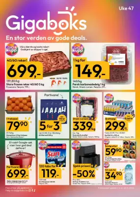 Gigaboks kundeavis (gyldig til 22-11)