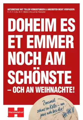 Handelshof Prospekt (gültig bis 22-11)