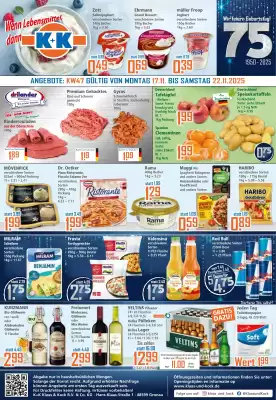 Klaas und Kock Prospekt (gültig bis 22-11)