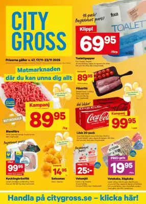 City Gross reklamblad (giltig till och med 23-11)