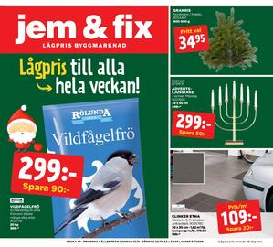 Jem&Fix reklamblad vecka 47 Sida 1