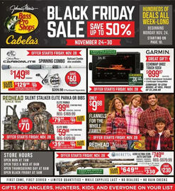 Cabela's weekly ad week 48 Page 1