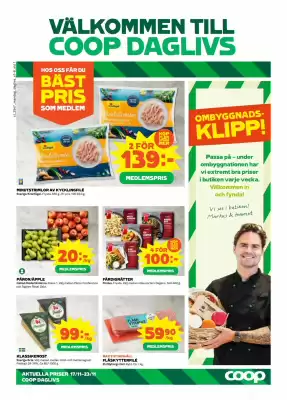Coop Daglivs reklamblad (giltig till och med 23-11)