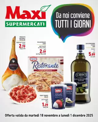 Volantino Maxi Supermercati (valido fino al 1-12)
