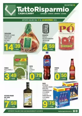 Volantino Tutto Risparmio Cash&Carry (valido fino al 30-11)