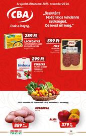 CBA akciós újság hét 47 Oldal 1