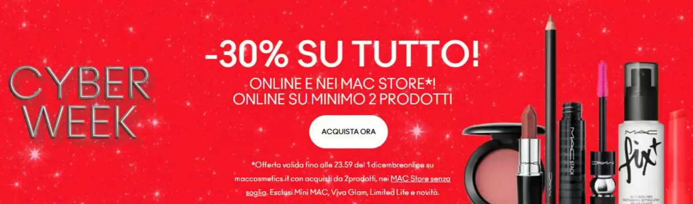 Volantino MAC Cosmetics (valido fino al 1-12)