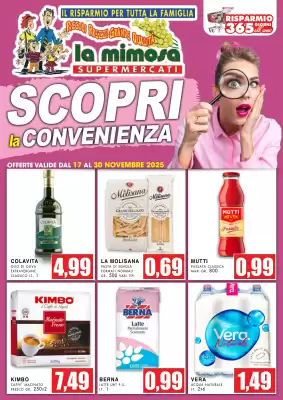 Volantino La Mimosa Supermercati (valido fino al 30-11)