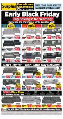 Surplus Furniture flyer