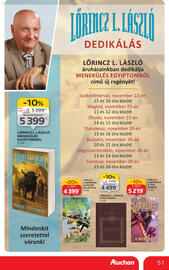 Auchan akciós újság hét 47 Oldal 51
