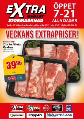 Extra Mjällby Stormarknad reklamblad