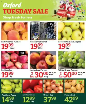 Oxford Freshmarket catalogue (valid until 18-11)