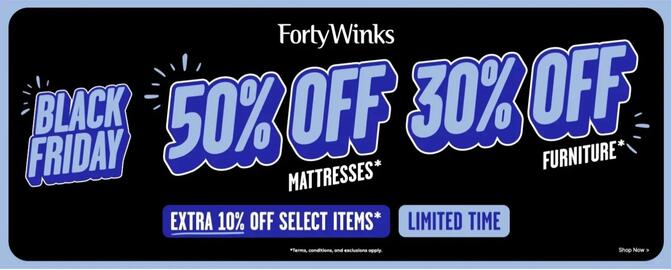 Forty Winks catalogue Page 1