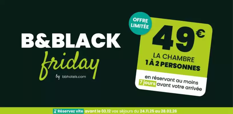 Catalogue B&B Hotels (valable jusqu'au 28-02)