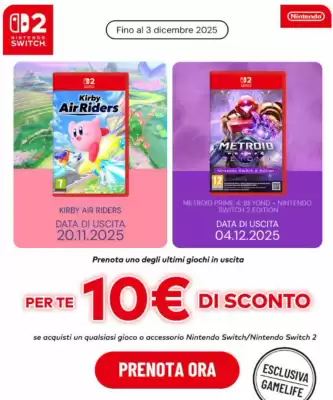 Volantino Gamestop (valido fino al 3-12)