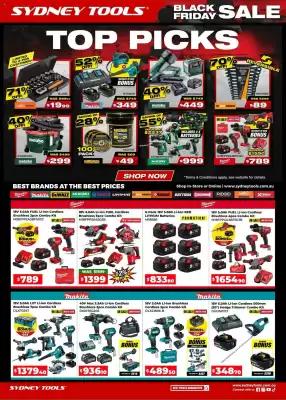 Sydney Tools catalogue